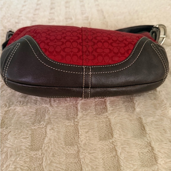 Coach Red and Brown Women's Bag - Picture 11 of 16